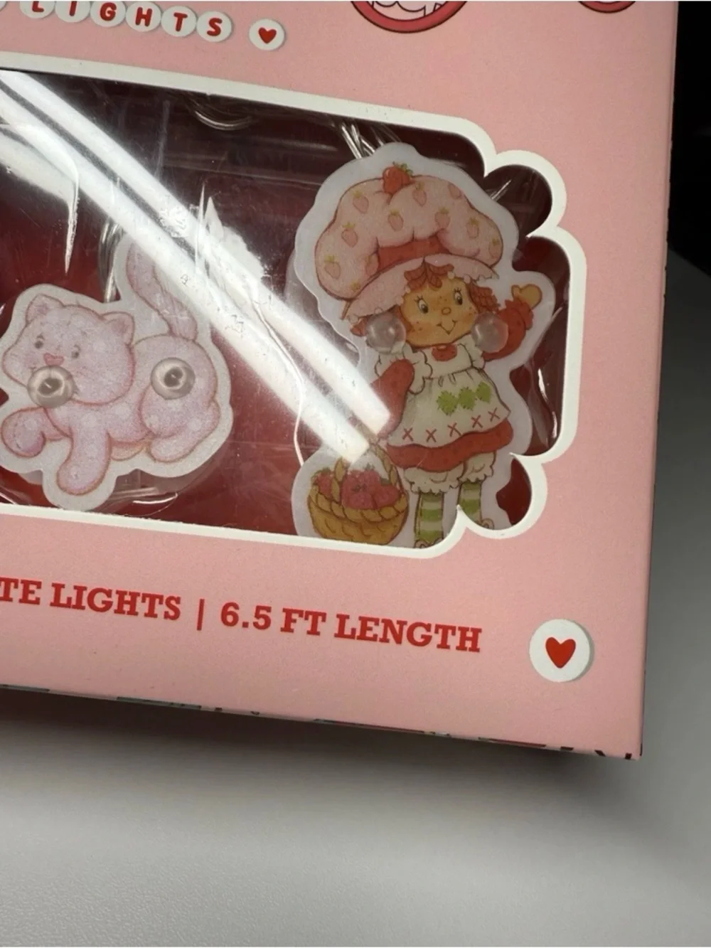 Strawberry Shortcake String Twinkle Lights Warm White LED Character 6.5ft